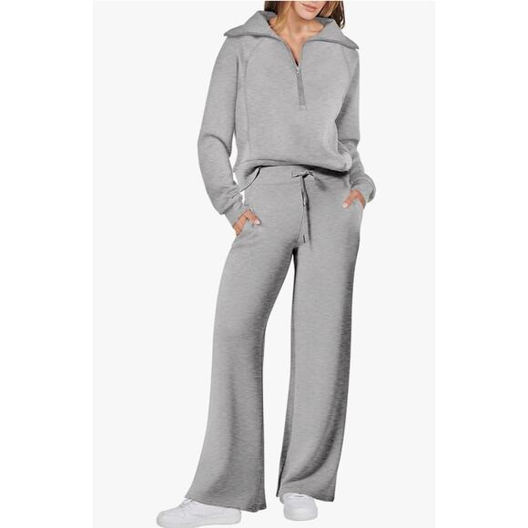 Anrabess Dresses & Skirts - NWOT Women 2 Piece Outfits Sweatsuit Oversized Sweatshirt Sweatpants M